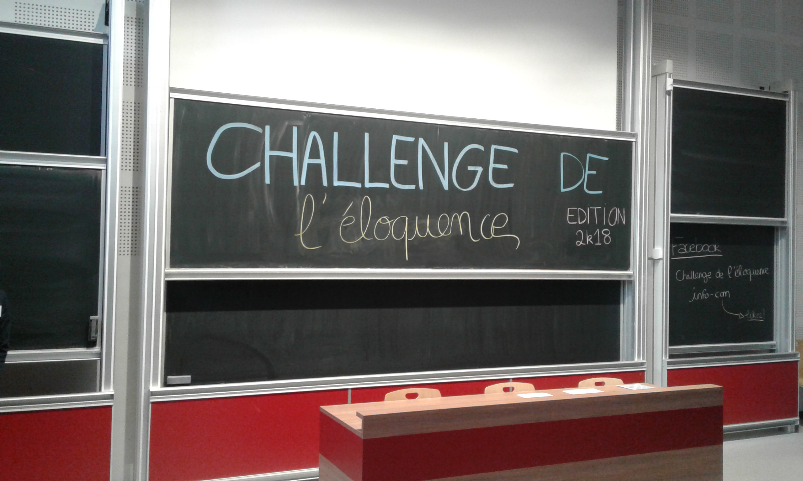 Première édition Du Concours « Challenge De L’éloquence » De L’IUT Info Com